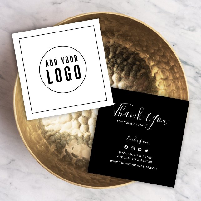 Adicionar Logotipo Borda Preta Social Obrigado Ins (Criador carregado)