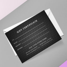 Adicionar logotipo Certificado de presente comerci