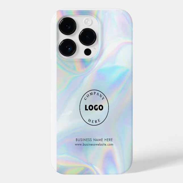 Adicionar logotipo comercial holográfico corporati (Verso)