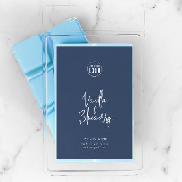 Adicionar logotipo Cores editáveis Script Etiqueta