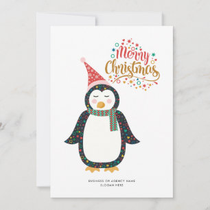 Adicionar Logotipo da Empresa de Cartão de Natal d