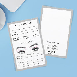 Adicionar logotipo do registro do cliente de cílio