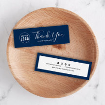 Adicionar Logotipo Mídia Social Obrigado Cor Editá