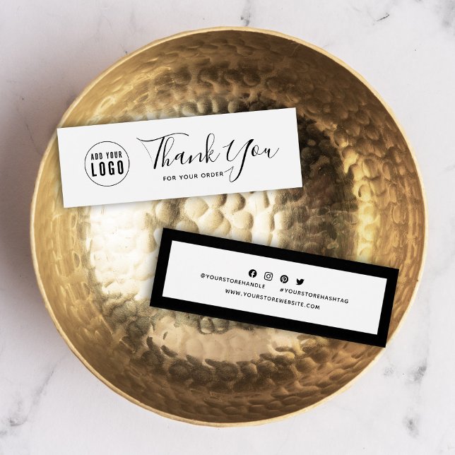 Adicionar Logotipo Mídia Social Obrigado Cor Editá (Criador carregado)