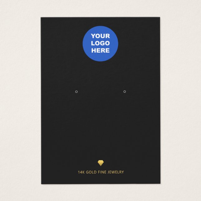 Adicionar logotipo preto Exibir ícone de diamante  (Frente)