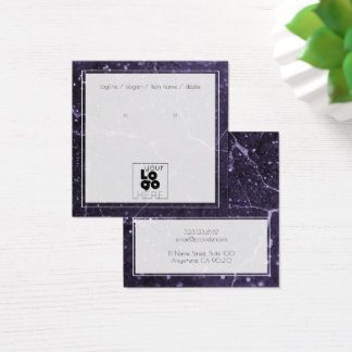 Adicionar Logotipo Roxo Mármaco com Largura Orelha