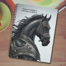 Adicionar mensagem de nome, Cavalo Negro forte com