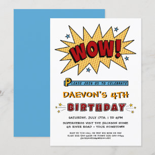 Adicionar Nome 4TH ou Qualquer Convite de anivers