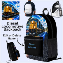 Adicionar Nome Locomotiva a Diesel Trem em Preto