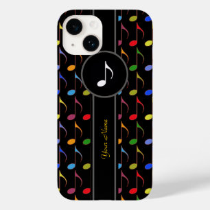 adicionar nome/notas de música coloridas