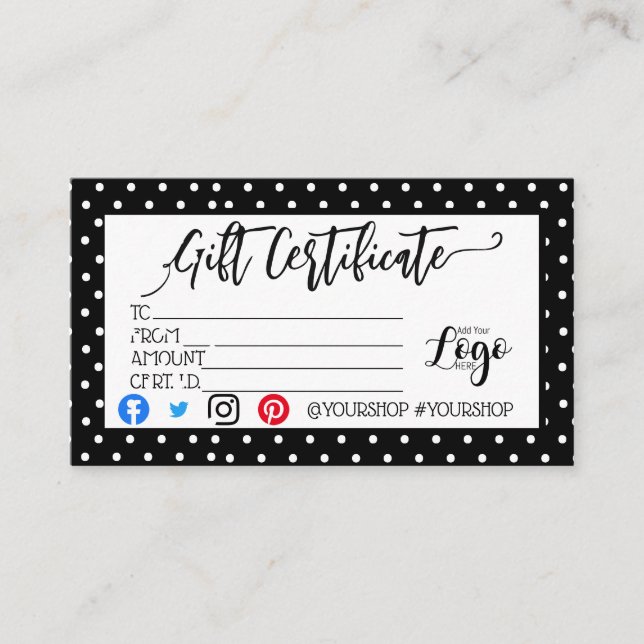 ADICIONAR O marketing DO Certificado de presente d (Frente)