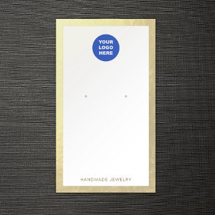 Adicionar placa de exibição de borda Dourada do 