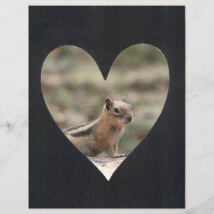 Adicionar quadro de coração fotográfico (preto)