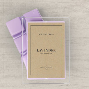 Adicionar Rótulo de Produto Kraft Rústico de Borda