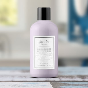 Adicionar Rótulo de Produto Lista de Ingredientes