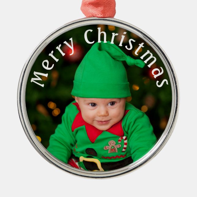 Adicionar seu Enfeites de natal de fotos (Frente)