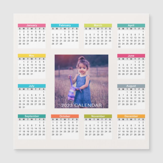 Adicionar seu próprio Calendário Personalizado de  (Frente)