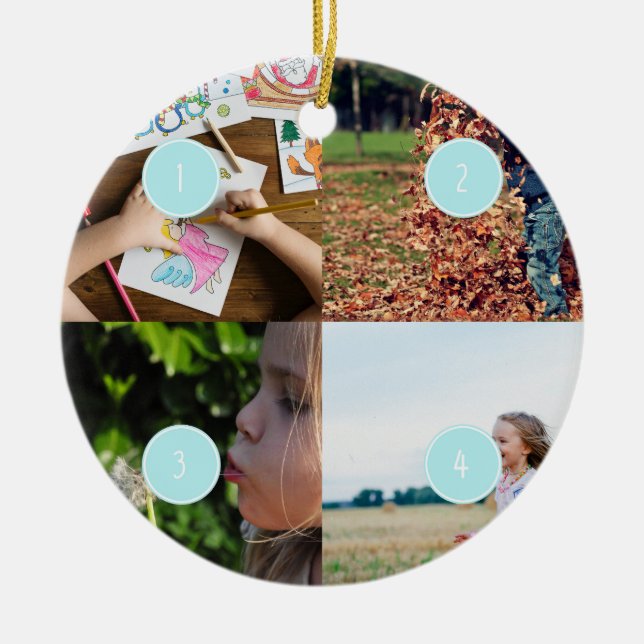 adicionar seu próprio ornamento de imagem personal (Frente)