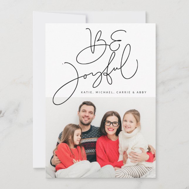 ADICIONAR SUA FOTO | Seja alegre (Frente)