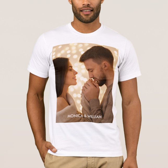 Adicionar Sua Própria Camisa De Foto Personalizada (Frente)