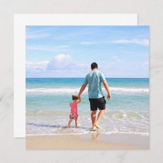 Adicionar sua própria foto e/ou texto (Frente/Verso)