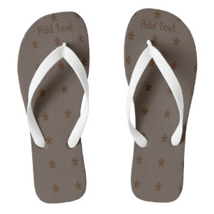 Adicionar Texto Impresso Homens Chinelo Elegante e