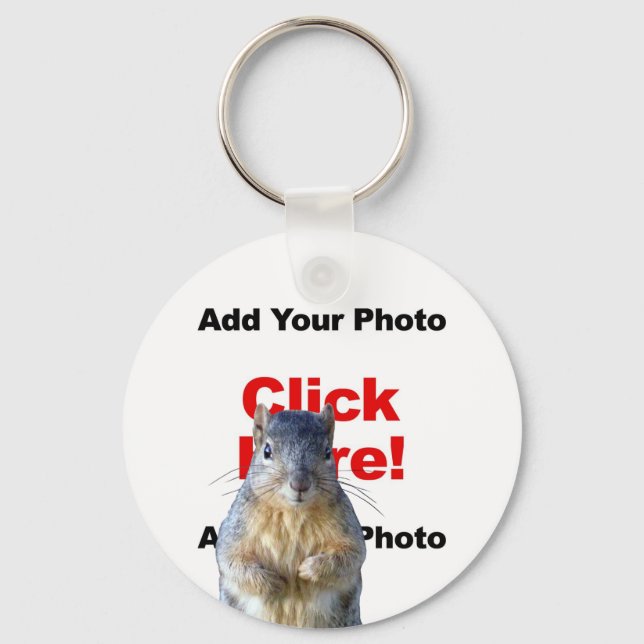 Adicionar um chaveiro de foto personalizado de um  (Frente)
