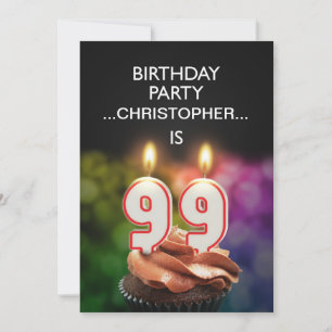 Adicionar um nome, 99º Convite de aniversário