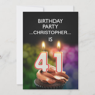 Adicionar um nome, Convite de aniversário 41rua