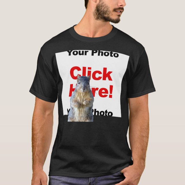 Adicionar Uma Camisa De Foto Personalizada De Esqu (Frente)