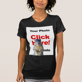 Adicionar uma camiseta personalizada com foto de u