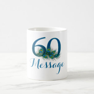 Adicione a 60th caneca personalizada conhecida do