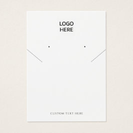 Adicione a placa de exibição do colar de logotipo