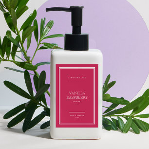 Adicione a sua etiqueta de produto de cor personal