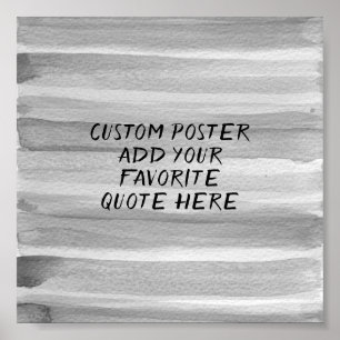 adicione a sua própria cotação poster design de aq