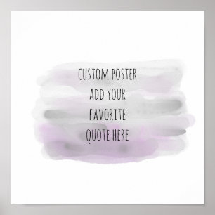 adicione a sua própria cotação poster design de aq