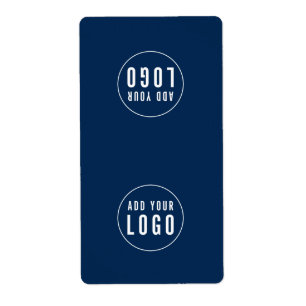 Adicione o adesivo de empacotamento de logotipo co