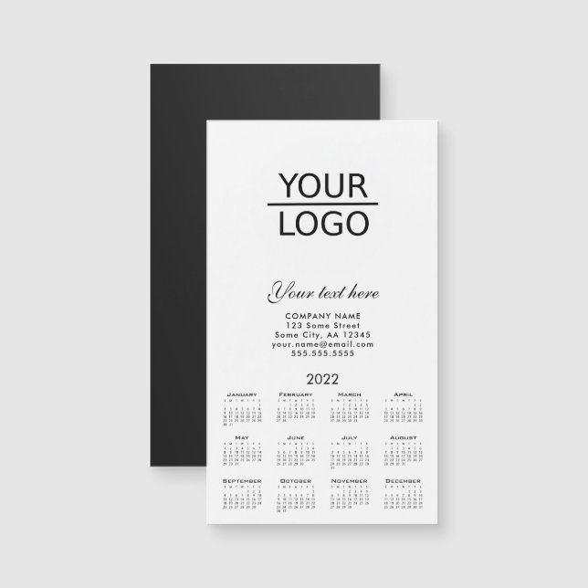 Adicione o logotipo da promoção da empresa Calendá (Frente/Verso)