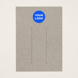 Adicione o logotipo Exibição do clipe de couro do