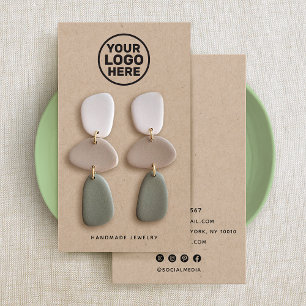 Adicione o logotipo personalizado, Kraft, mostrand