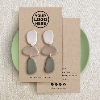 Adicione o logotipo personalizado, Kraft, mostrand
