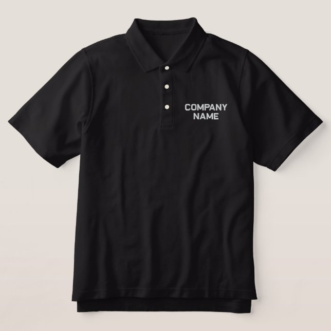 Adicione o nome comercial da sua empresa Camisa bo (Design Front)