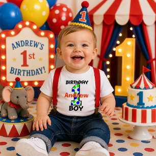 Adicione o nome do seu filho Camisa de aniversário