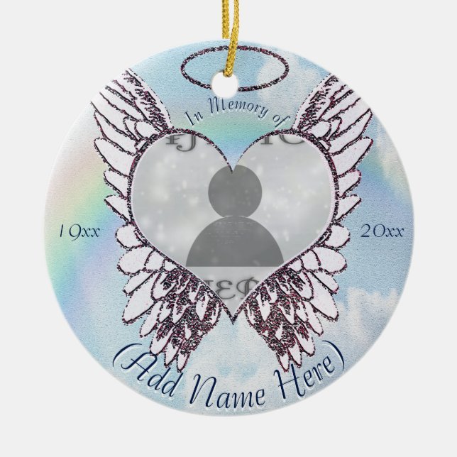 Adicione o ornamento memorável da foto | (Frente)