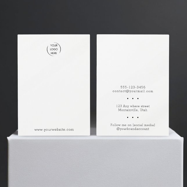 Adicione o seu logotipo Placa de Exibição de Joias (Criador carregado)