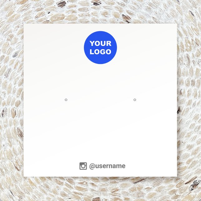 Adicione o seu logotipo Stud Oureling Jewelry Disp (Criador carregado)