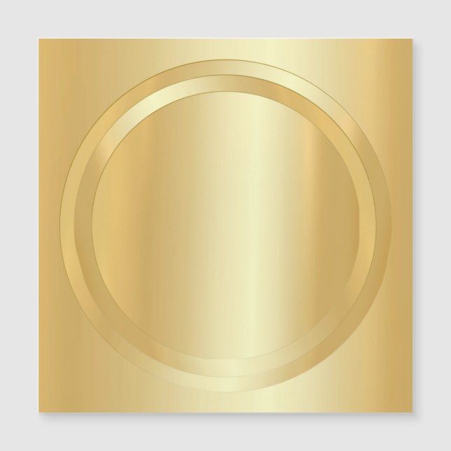 Adicione o seu Modelo Glamoroso Dourado Faux perso (Frente)