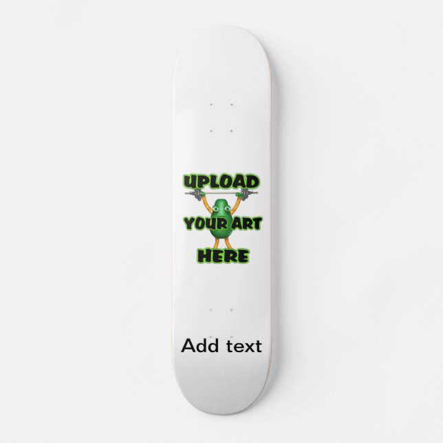 Adicione o texto a este skate legal do leopardo (Frente)
