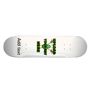 Adicione o texto a este skate legal do leopardo
