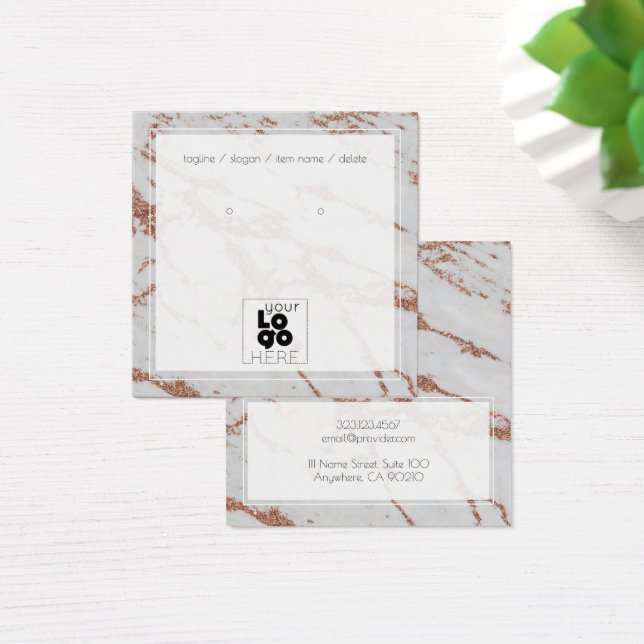 Adicione Rosa de logotipo Dourado Mármaco com bril (Mesa)